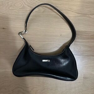 Minicci Black Leather Women's Bag